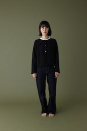 kitt × Chêne Crystal Button Cardigan